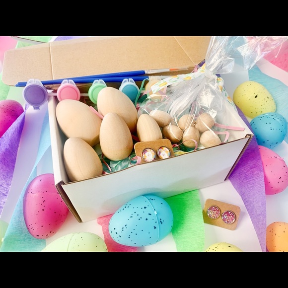 Wooden Easter Egg Craft Kit - Picture 2 of 11